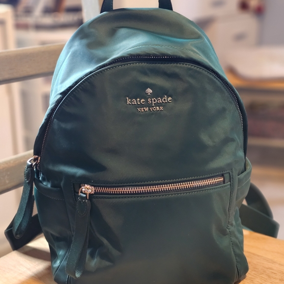 Kate Spade Green Backpack - Picture 1 of 5